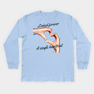 Linked forever Kids Long Sleeve T-Shirt